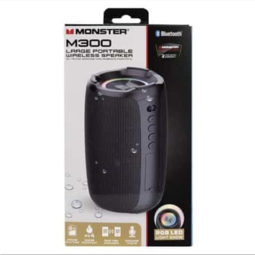 Monster Wireless Bluetooth M300 Portable Speaker